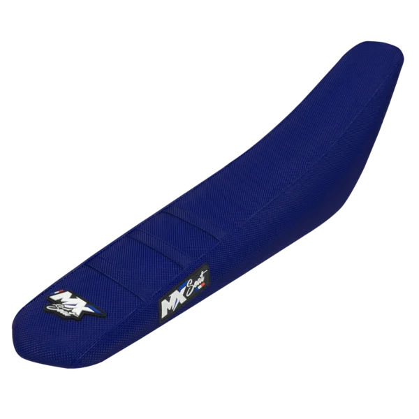 Housse de selle motocross Husqvarna - Bleue 3 ribs