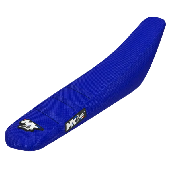 Housse de selle motocross Yamaha - Bleue 3 ribs