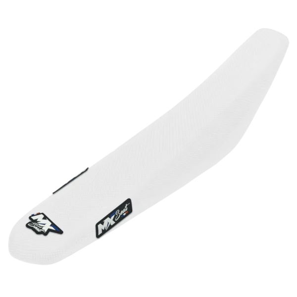 Housse de selle motocross Stark Varg - Blanche monobloc