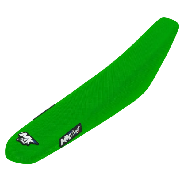 Housse de selle motocross Kawasaki - Verte monobloc